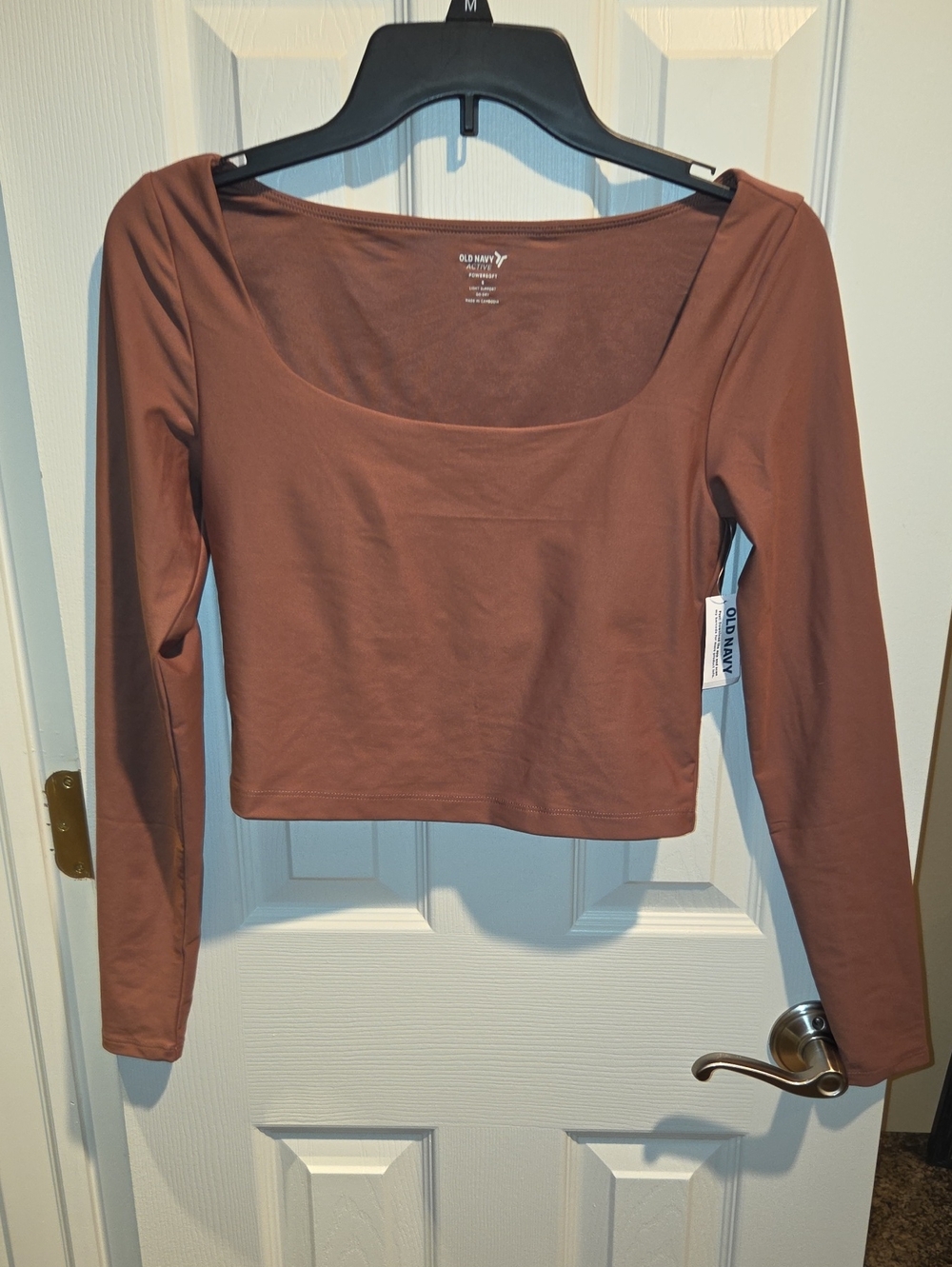Old Navy Women's Long-Sleeve Athletic Crop Top